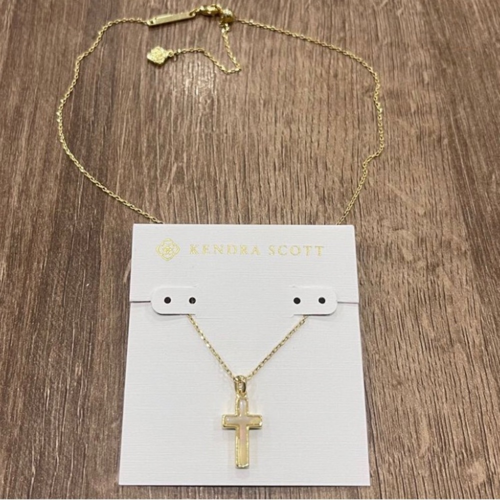 Kendra Scott Gold Cross Necklace